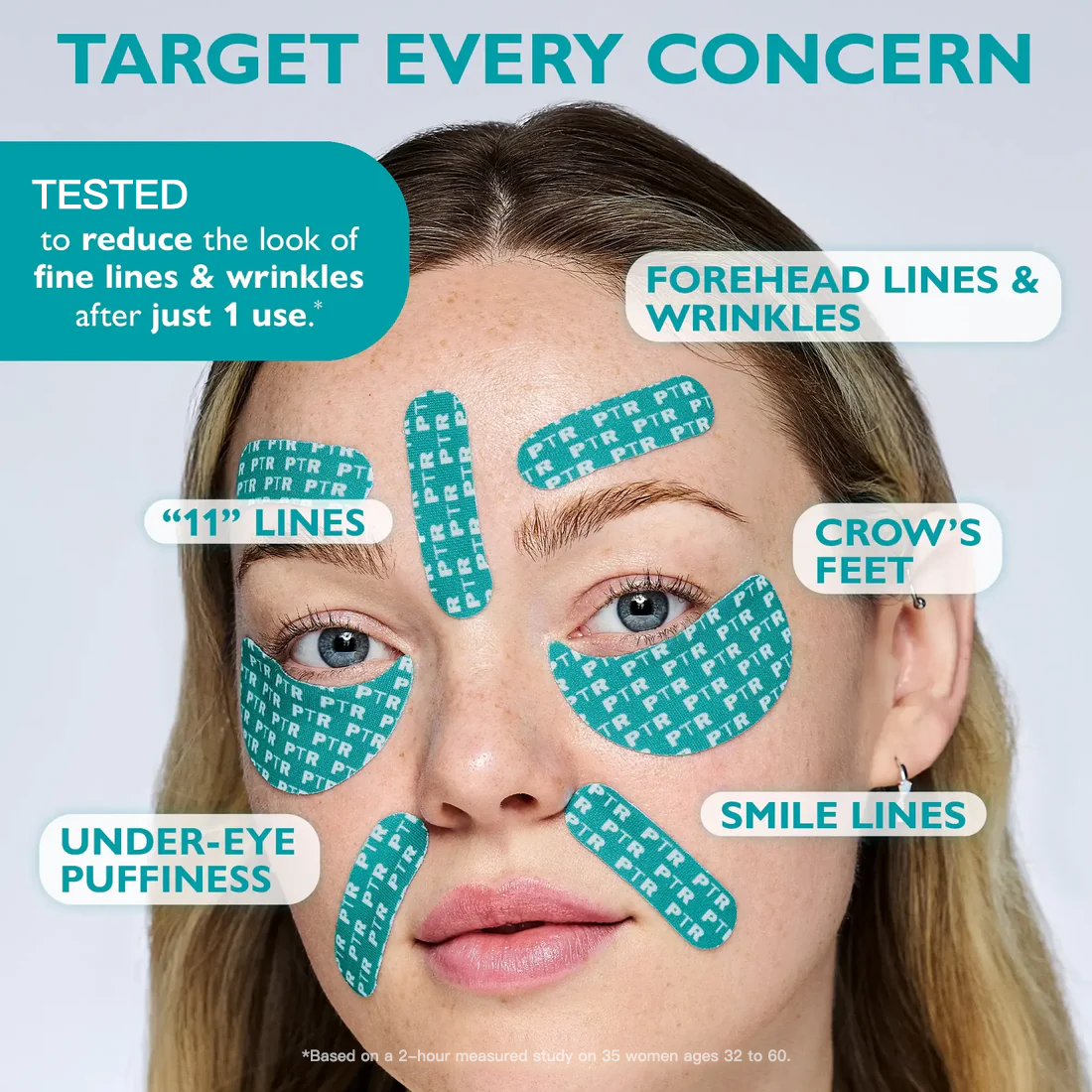 Peptide SkinFixSolutions Peptide Infused Face + Eye Tape