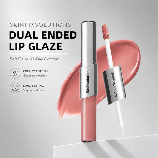 Perfect Twin Lip — Dual-Ended Liquid Lipstick with Velvet Matte Color and Glossy Shine