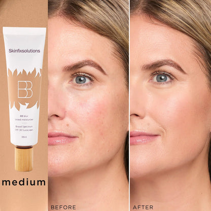 BB blur tinted moisturizer SPF30: 2-in-1 Tint + Sunscreen | FREE Brush