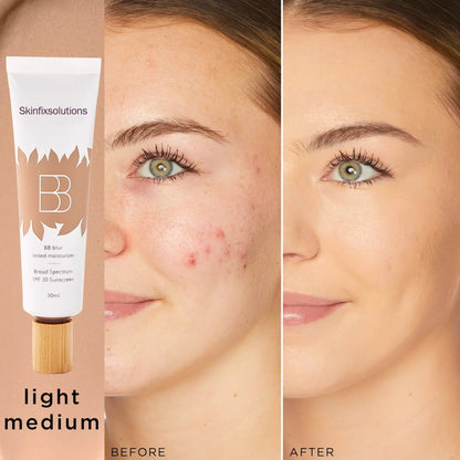 BB blur tinted moisturizer SPF30: 2-in-1 Tint + Sunscreen | FREE Brush