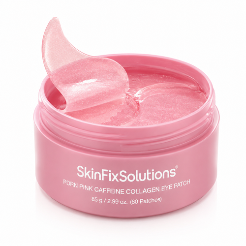 Korean PDRN Pink Caffeine Collagen Eye Patch