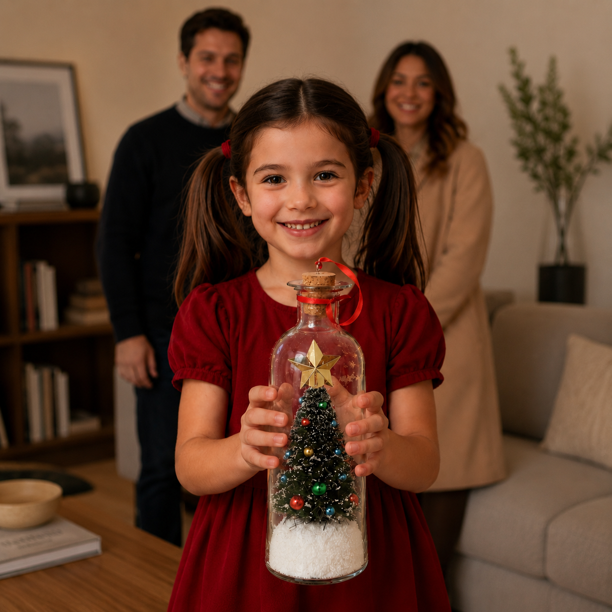 Christmas In July🎄 8" Recordable Christmas Tree Message In A Bottle