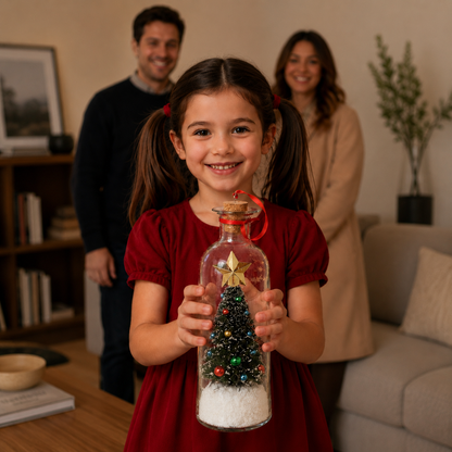Christmas In July🎄 8" Recordable Christmas Tree Message In A Bottle